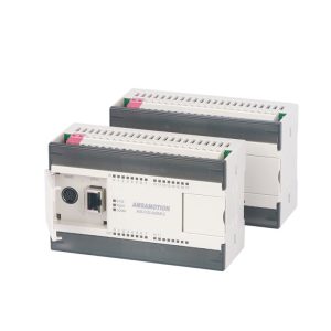 AMX-FX3U-M26MR-E PLC con 16 entradas, 10 salidas y 4AI/2AO con Ethernet
