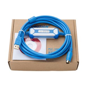 Cable de programación USB-QC30R2 compatible con PLC serie Q